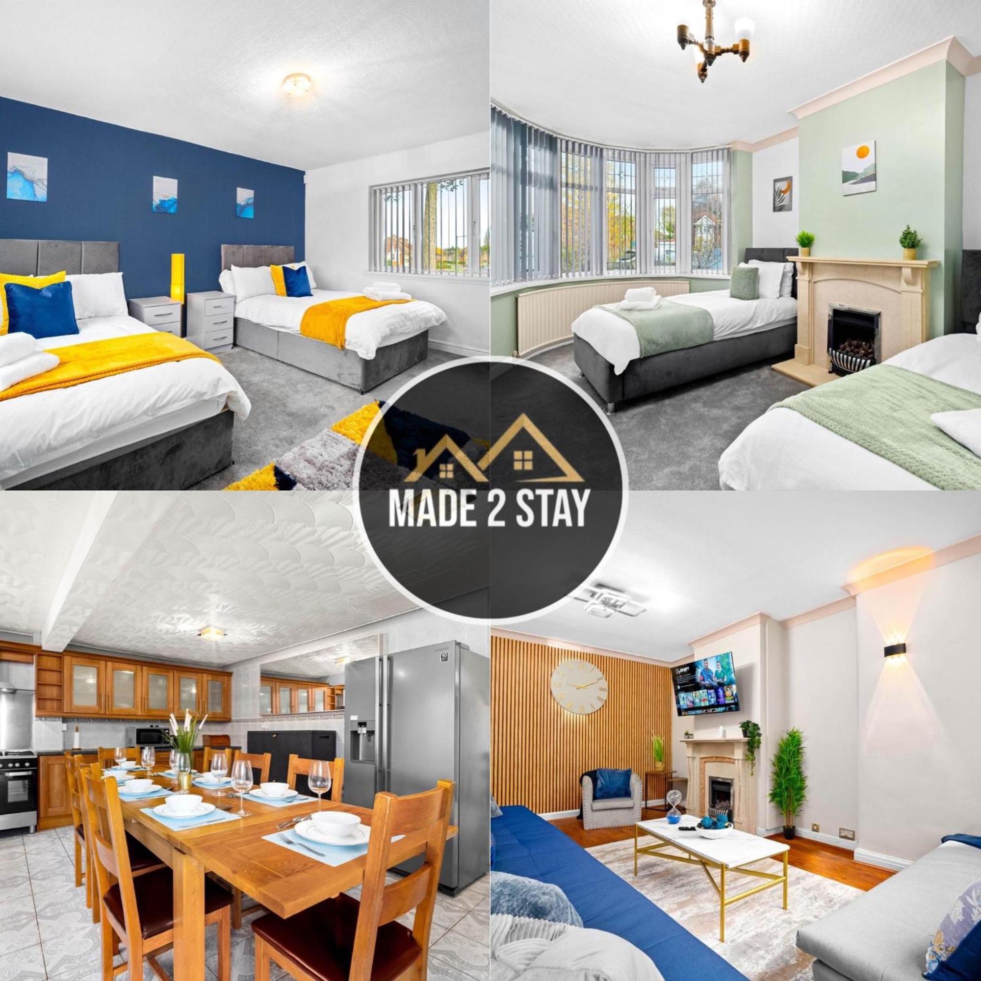 Modern 18 Guest Large Home In Solihull - Near Nec, Jlr, Hs2 And Bhx バーミンガム エクステリア 写真
